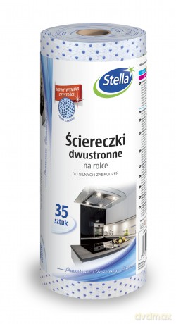 STELLA Ściereczki dwustronne na rolce