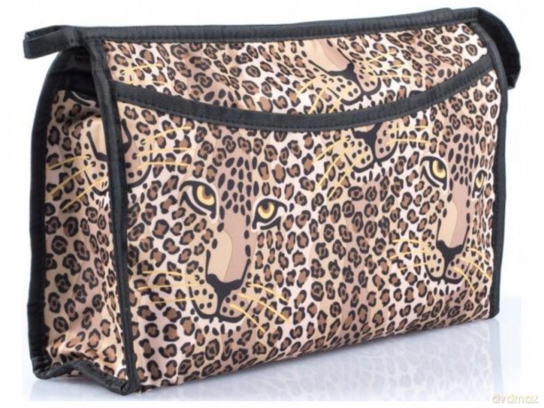 Top Choice Kosmetyczka damska "LEOPARD" (98512)