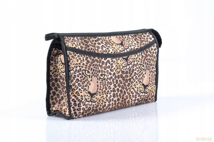 Top Choice Kosmetyczka damska "LEOPARD" (98512)