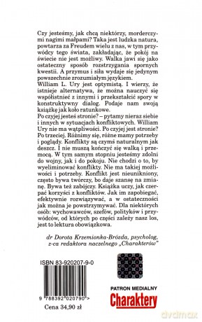 Dochodząc Do Zgody - William L.Ury [KSIĄŻKA]