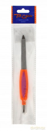 Top Choice Pilnik do paznokci szafirowy z radełkiem 16cm (77784)