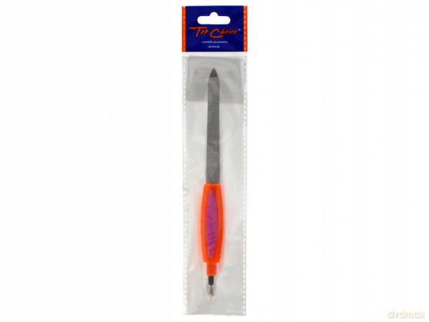 Top Choice Pilnik do paznokci szafirowy z radełkiem 18cm (77777)