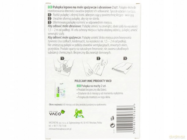 VACO ECO Pułapka na mole kuchenne.