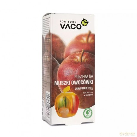 VACO ECO Pułapka na muszki owocówki Jabłuszko + płyn wabiący 1op.