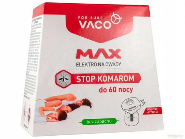 VACO Elektrofumigator przeciw komarom i innym owadom Bezpieczny sen + Płyn 45ml 1op.