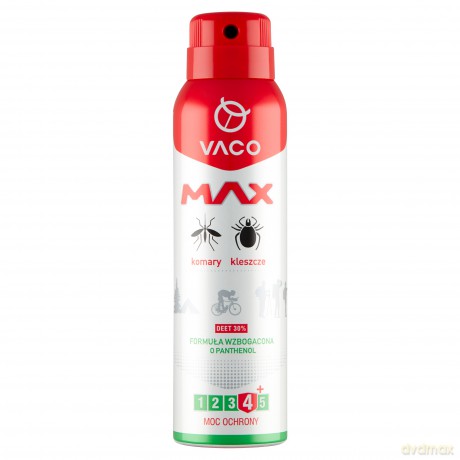 VACO MAX Spray na komary,kleszcze i meszki 100 ml