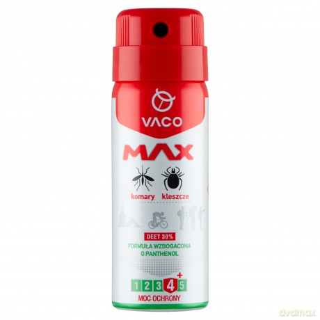 VACO MAX Spray na komary,kleszcze i meszki 50 ml