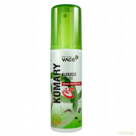 VACO Płyn na komary,kleszcze i meszki Tropical w atomizerze 100 ml