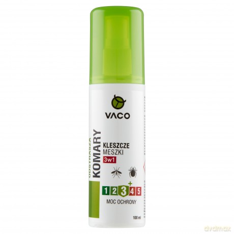VACO Płyn na komary,kleszcze i meszki Tropical w atomizerze 100 ml