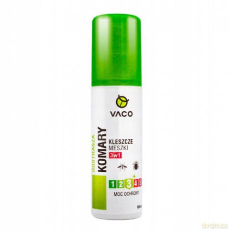 VACO Płyn na komary,kleszcze i meszki Tropical w atomizerze 100 ml
