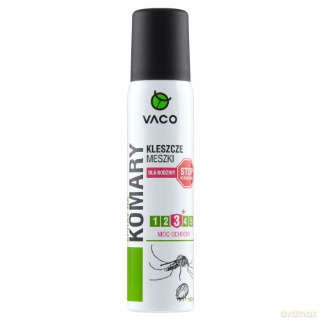 VACO Spray na komary,kleszcze i meszki dla rodziny 100 ml
