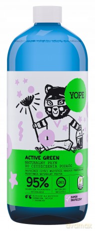 YOPE Active Green Naturalny Płyn do czyszczenia podłóg 1000 ml