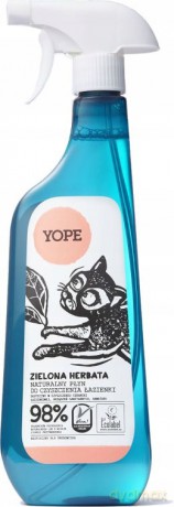 YOPE Plyn do czyszczenia łazienki ZIELONA HERBATA 750 ml
