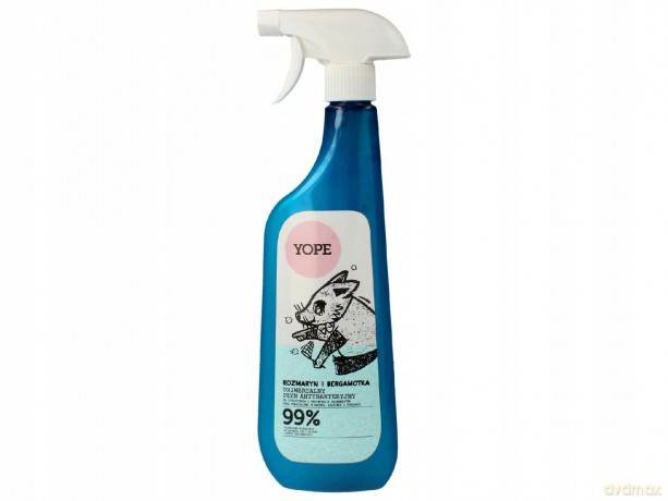 YOPE Płyn do czyszczenia uniwersalny antybakteryjny ROZMARYN i BERGAMOTKA 750 ml