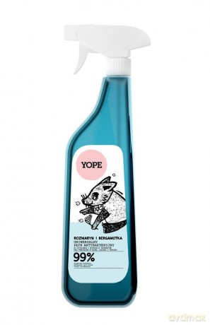 YOPE Płyn do czyszczenia uniwersalny antybakteryjny ROZMARYN i BERGAMOTKA 750 ml