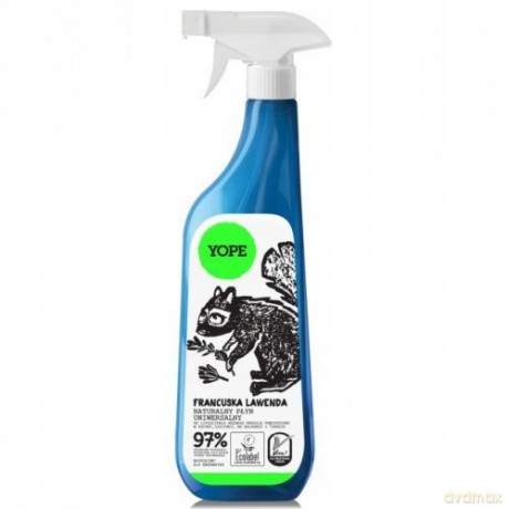 YOPE Płyn do czyszczenia uniwersalny FRANCUSKA LAWENDA 750 ml