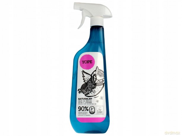 YOPE Płyn do mycia szyb i luster NATURALNY 750 ml