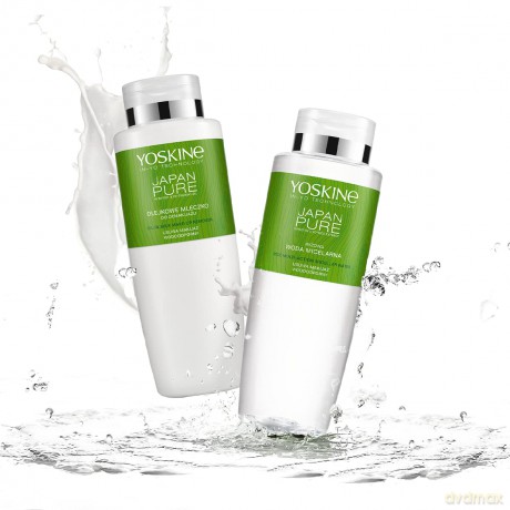 Yoskine Japan Pure Olejkowe Mleczko do demakijażu twarzy i oczu 400 ml