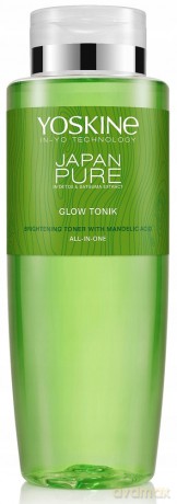 Yoskine Japan Pure Rozświetlający Tonik do twarzy Glow 400 ml