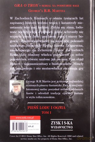 Gra o Tron (Tom 1) Pieśń Lodu i Ognia - George R.R. Martin [KSIĄŻKA]