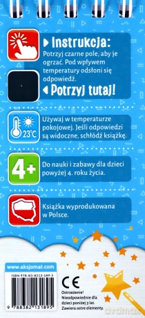 Magiczny quiz 4-latka. Potrzyj i sprawdź! - Sylwia Kajdana [KSIĄŻKA]