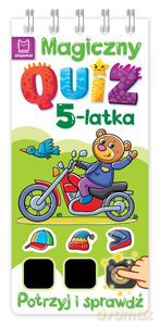 Magiczny quiz 5-latka. Potrzyj i sprawdź! - Agnieszka Bator [KSIĄŻKA]