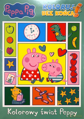 Peppa Pig. Koloruj bez końca [KSIĄŻKA]