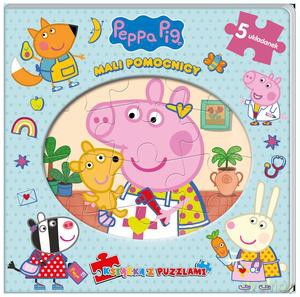 Peppa Pig. Mali pomocnicy Książeczka z puzzlami [KSIĄŻKA]