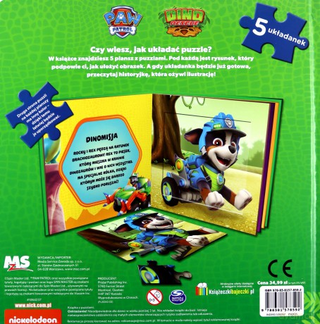 Psi Patrol. Książka z puzzlami [KSIĄŻKA]