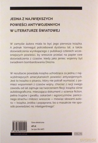 Rzeźnia numer pięć - Kurt Vonnegut [KSIĄŻKA]
