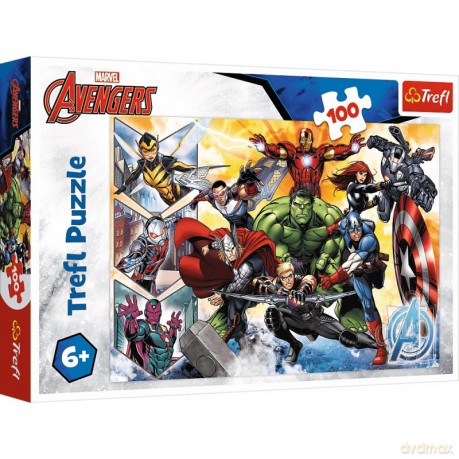 Puzzle 100 elementów Avengers Siła Avengersów [PUZZLE]