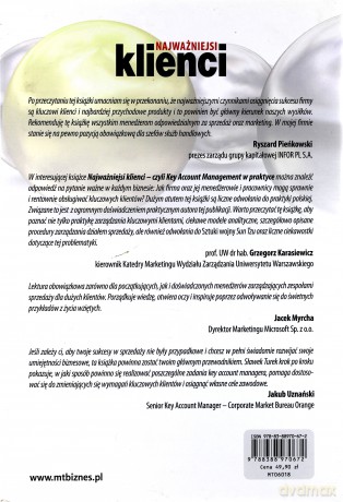 Najważniejsi Klienci Czyli Key Account Management W Praktyce (twarda) - Sławomir Turek [KSIĄŻKA]