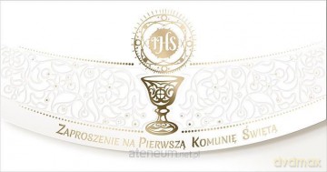 Zaproszenie Komunia ZK02 (10 szt.)