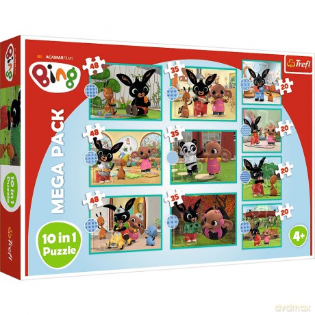 TREFL Co robi Bing? 10w1 (90393) [PUZZLE]