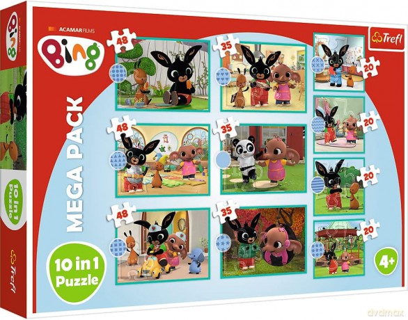 TREFL Co robi Bing? 10w1 (90393) [PUZZLE]