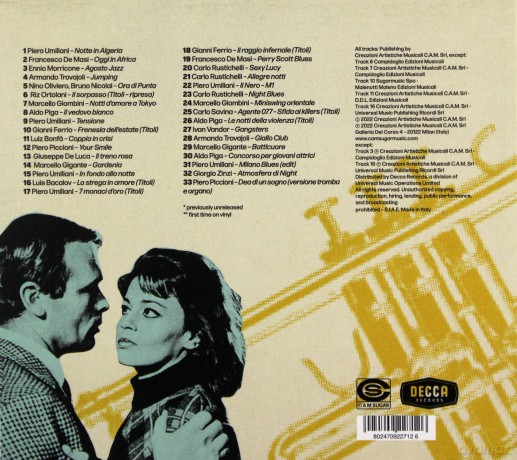 Boom! Italian Jazz Soundtracks At Their Finest (1959-1969) [CD]