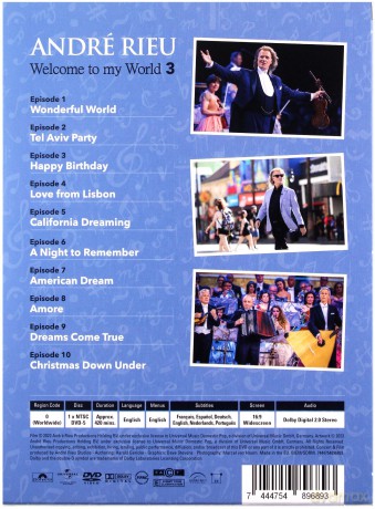 Andre Rieu: Welcome To My World [3DVD]