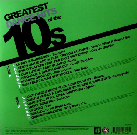 Greatest Dance Hits Of The 10's (Green) [Winyl]