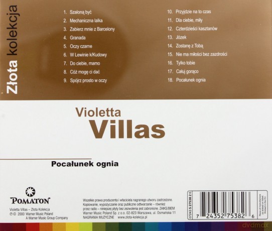 Violetta Villas - Złota Kolekcja - Pocałunek ognia [CD]