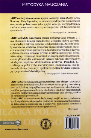 ABC metodyki nauczania języka polskiego jako obcego - Ewa Lipińska, Anna Seretny [KSIĄŻKA]
