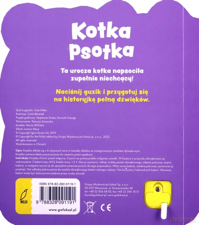 Kotka psotka. Książeczka dźwiękowa - Opracowanie zbiorowe [KSIĄŻKA]