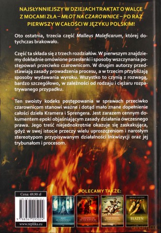 Młot na czarownice. Pars Tertia. Malleus Maleficarum - Heinrich Kramer, Jacob Sprenger [KSIĄŻKA]