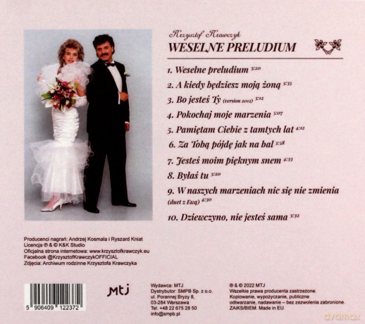 Krzysztof Krawczyk: Weselne preludium [CD]