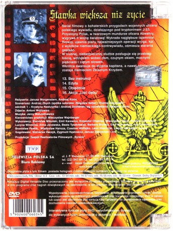 Stawka większa niż życie cz. 4 (odcinki 13-16) [DVD]