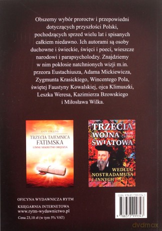 Przepowiednie dla Polski. Proroctwa - wizje - objawienia - Andy Colins [KSIĄŻKA]