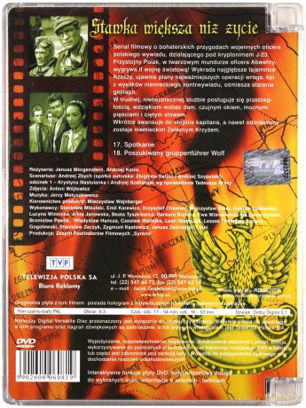 Stawka większa niż życie cz. 5 (odcinki 17-18) [DVD]