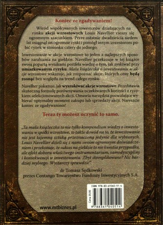 Mała Książeczka O Inwestowaniu W Akcje Wzrostowe (twarda) - Louis Navellier [KSIĄŻKA]