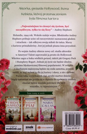 Audrey Hepburn w blasku sławy - Juliana Weinberg [KSIĄŻKA]