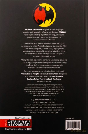Batman Knightfall Prolog [KSIĄŻKA]