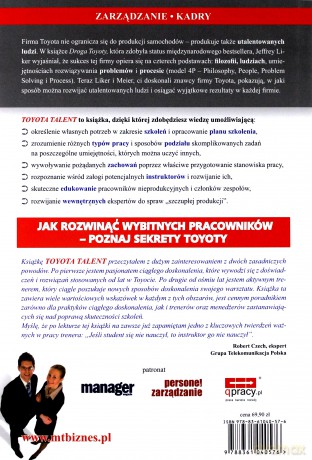 Toyota Talent (twarda) - Jeffrey K. Liker, David P. Meier [KSIĄŻKA]